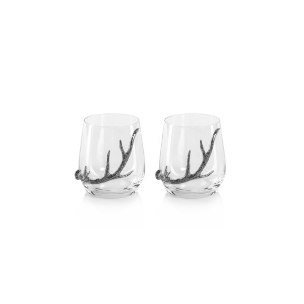 Loon Peak® Swannanoa 1539oz Stemless Wine Glass Set Wayfair